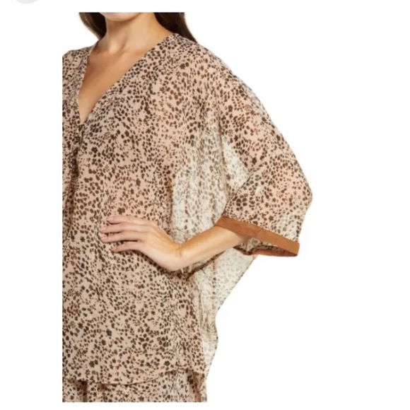 FREE PEOPLE - leopard top - Picture 3 of 3